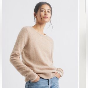 Caslon Tan 100% Cashmere Sweater